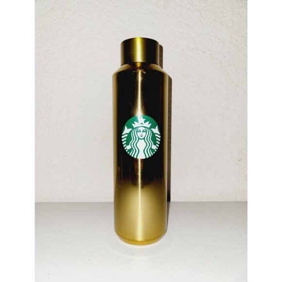 2021 Starbucks Disney World 50th Anniversary Gold Water Bottle Tumbler | 20oz - Picture 6 of 9